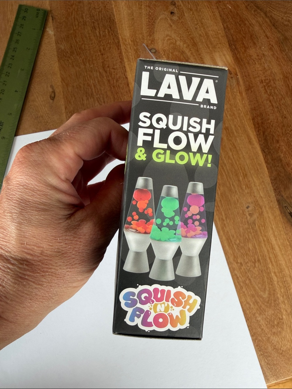 Schilling LAVA Brand Squish N’ Flow Purple Glow In The Dark - Picture 3 of 6